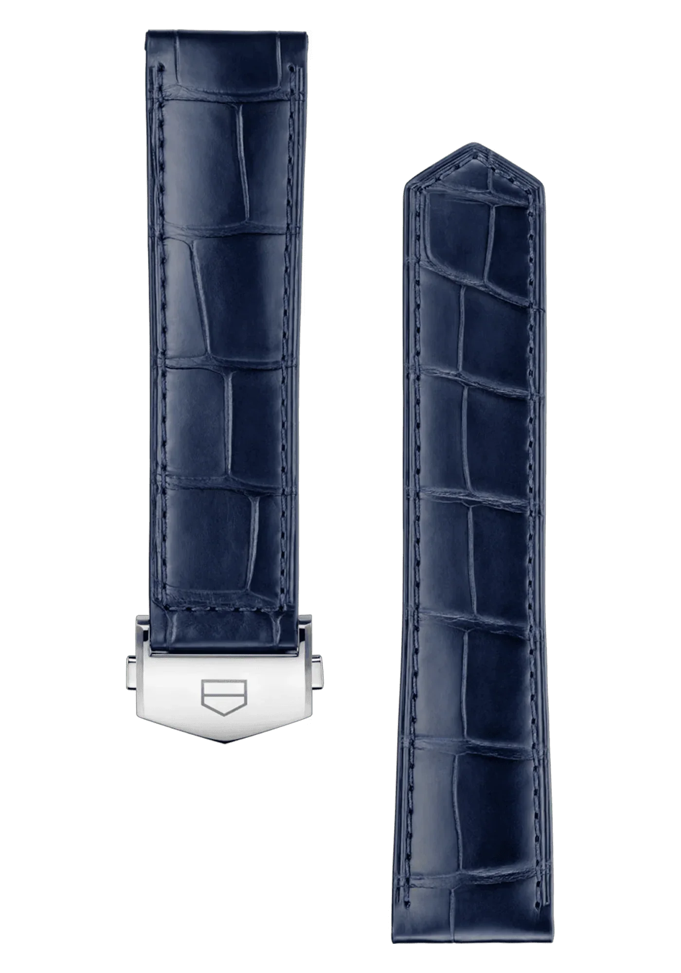 TAG Heuer Carrera 42MM Blue Alligator Leather Strap - OM Luxury