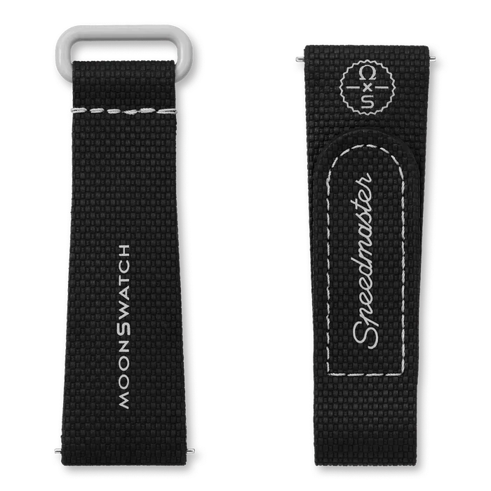 MOONSWATCH BLACK/GRAY RUBBER