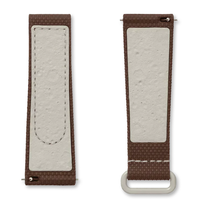 MOONSWATCH BROWN BEIGE RUBBER
