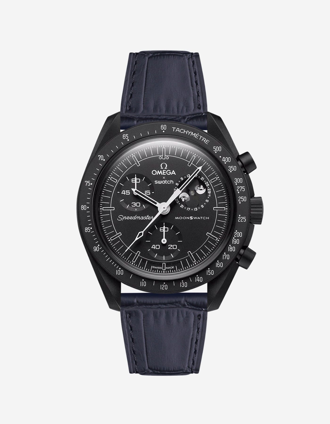 Mission to the Moon Phase - New Moon (Leather Strap) - OM Luxury