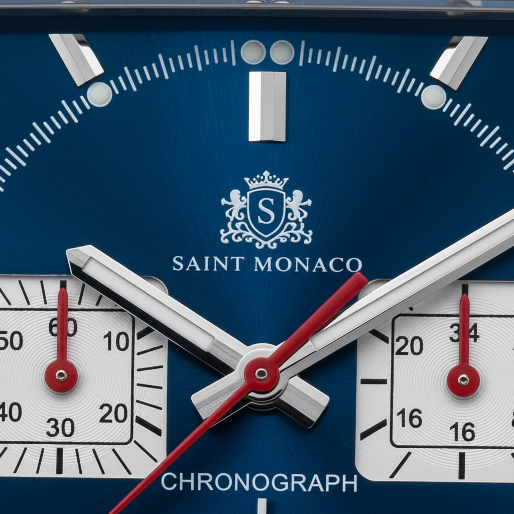 Monte Carlo — Blue Dial / Blue Leather