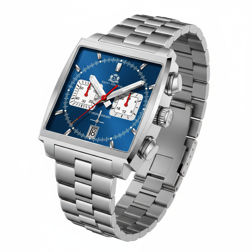 Monte Carlo — Blue Dial / Steel Bracelet