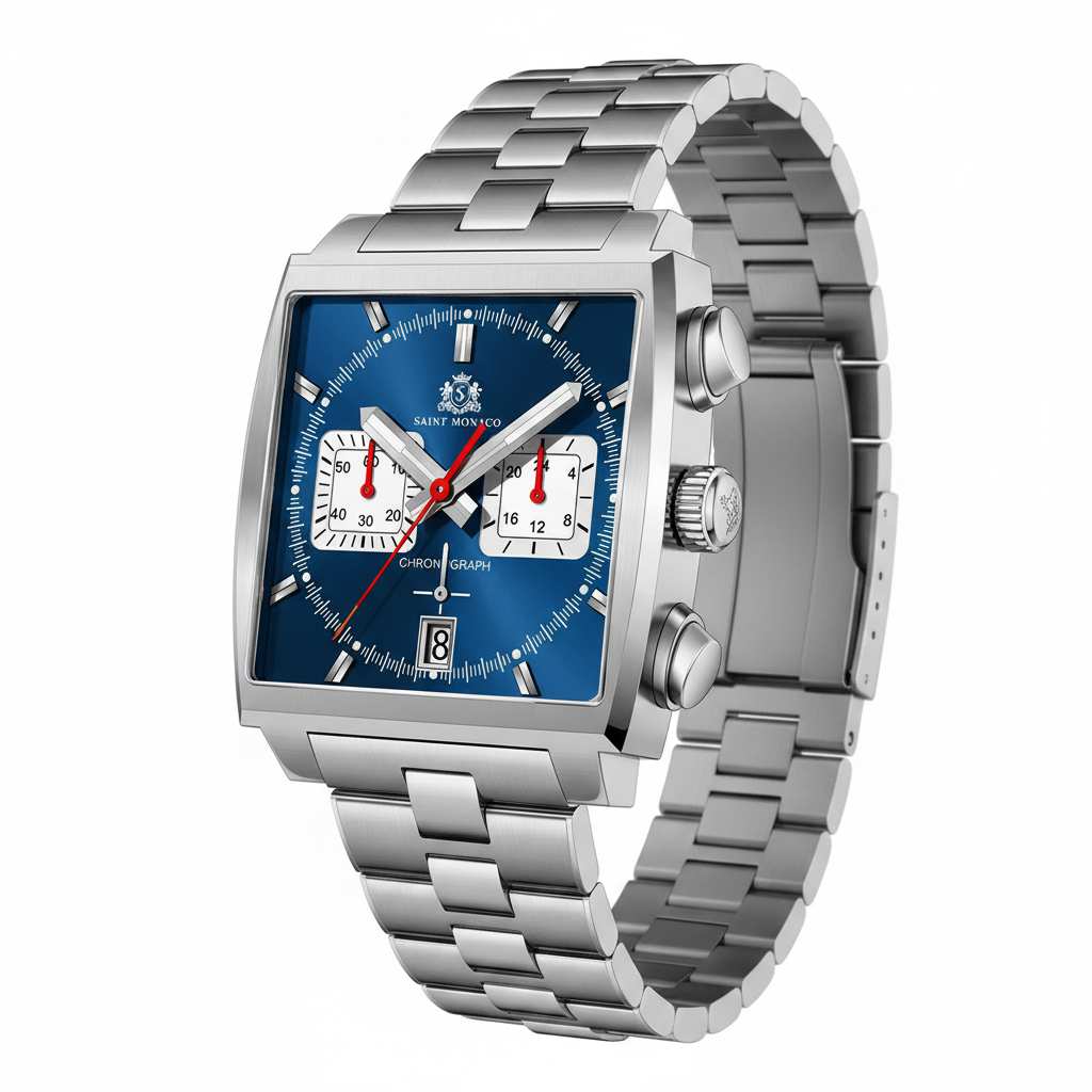 Monte Carlo — Blue Dial / Steel Bracelet