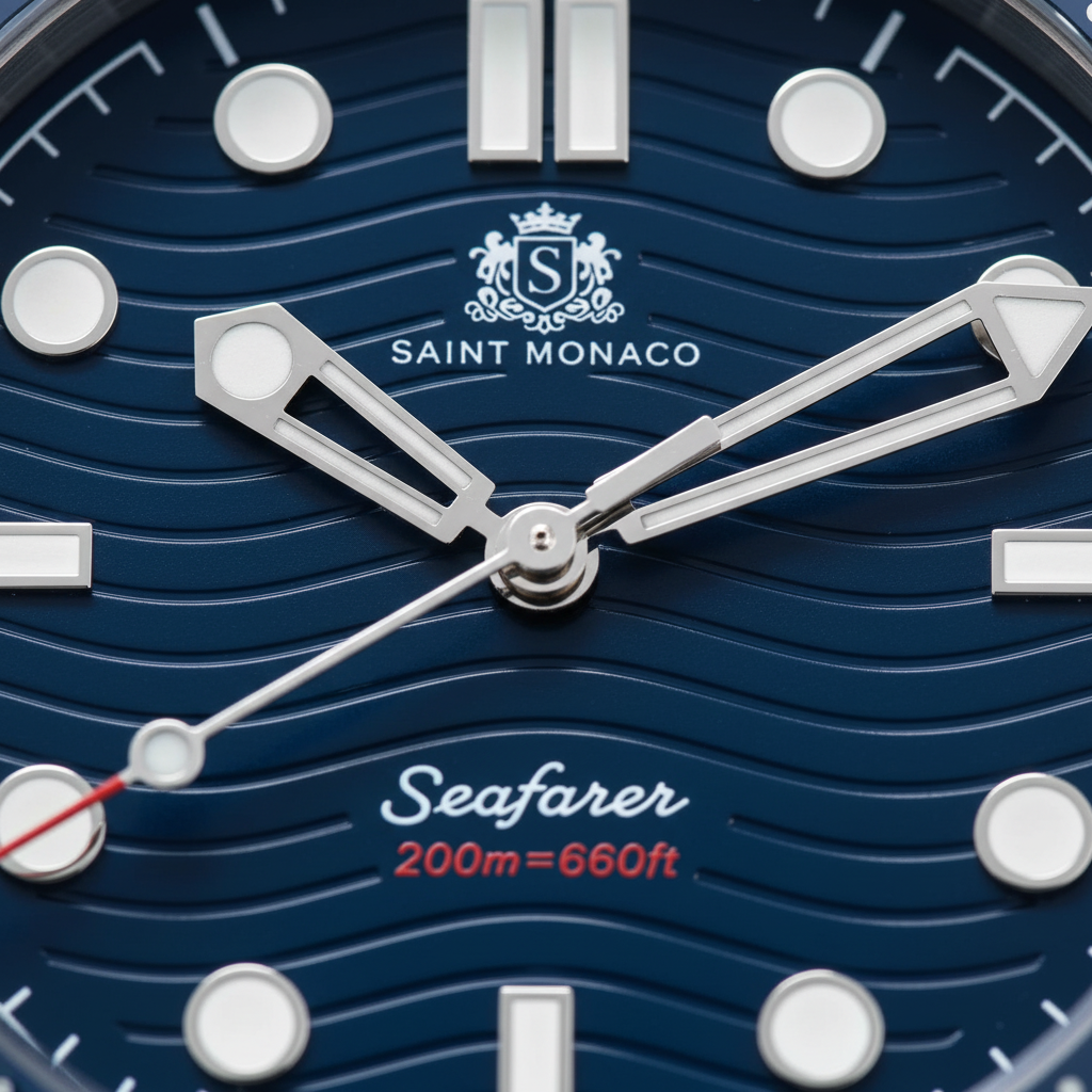 DIVER 007 — Mesh Blue Wave