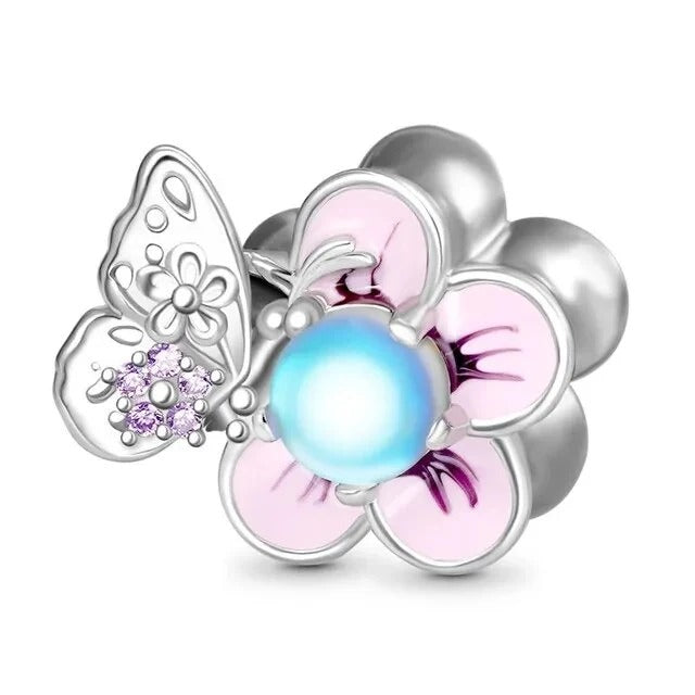 Charm - Butterfly Flower