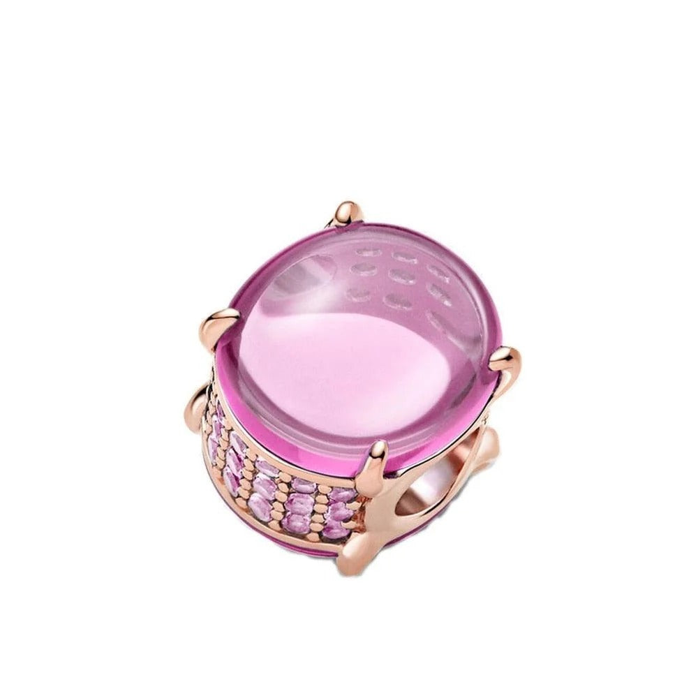 Charm - Pink Stone