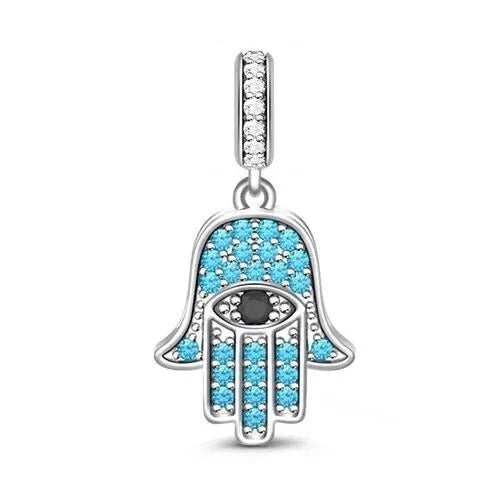 Charm - Blue Hand of Fatima