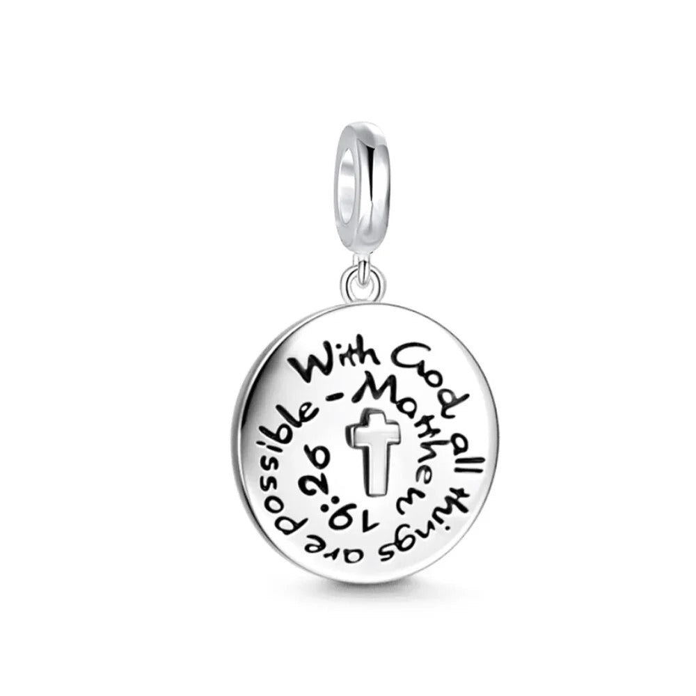 Charm - Matthew 19:26 Medal