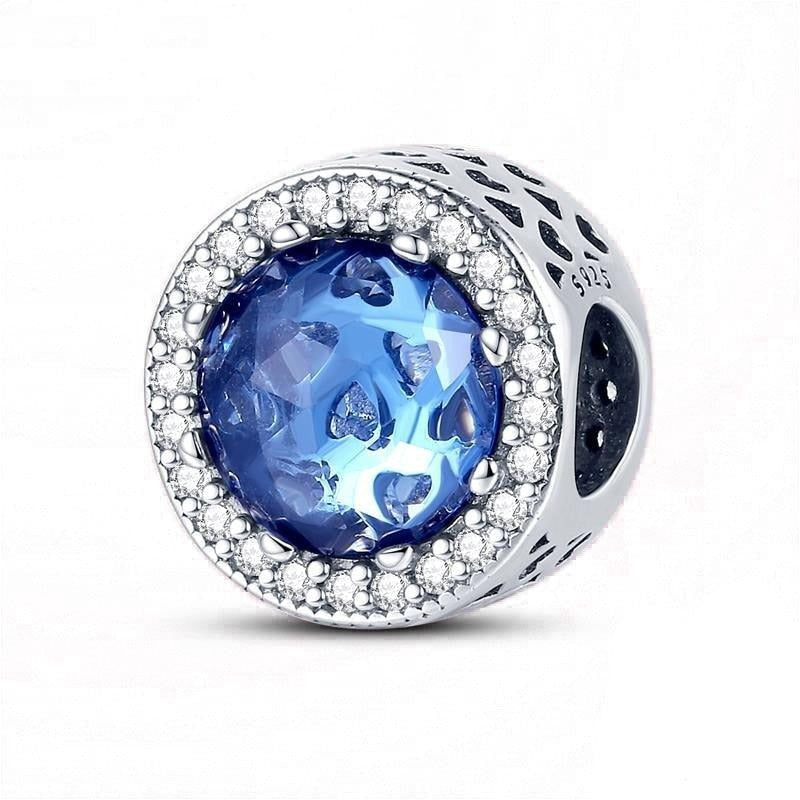 Charm - Navy Blue Crystal