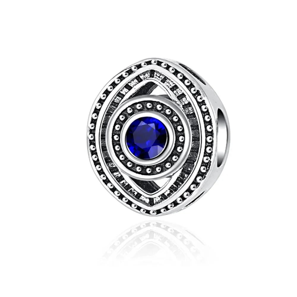 Charm - Greek Eye (Navette)