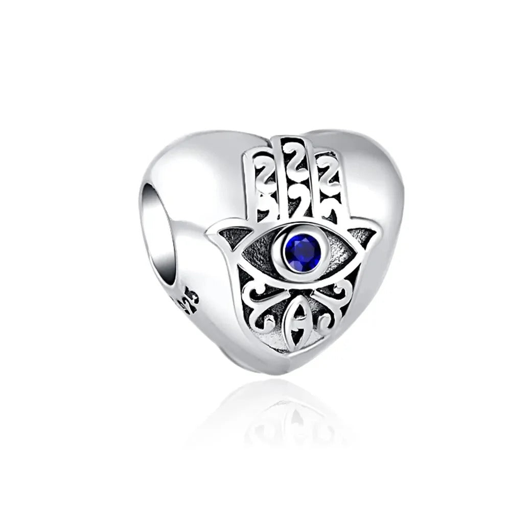 Charm - Hamsa Heart