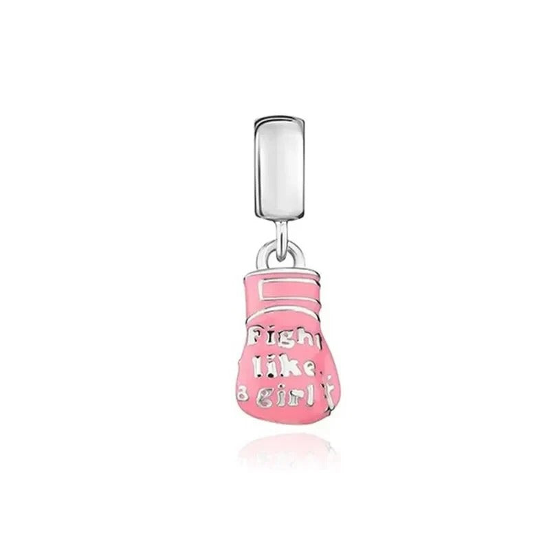 Charm - Pink Boxing Glove