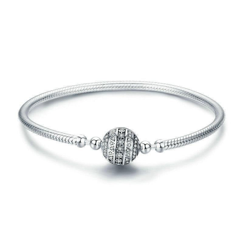 Bracelet - Pavé Ball Clasp