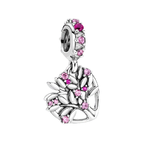 Charm - Pink Tree of Life