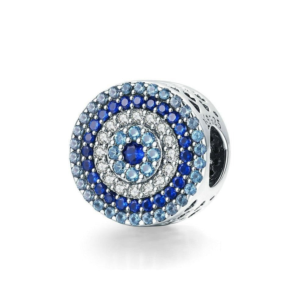 CB Charm - Inlaid Greek Eye
