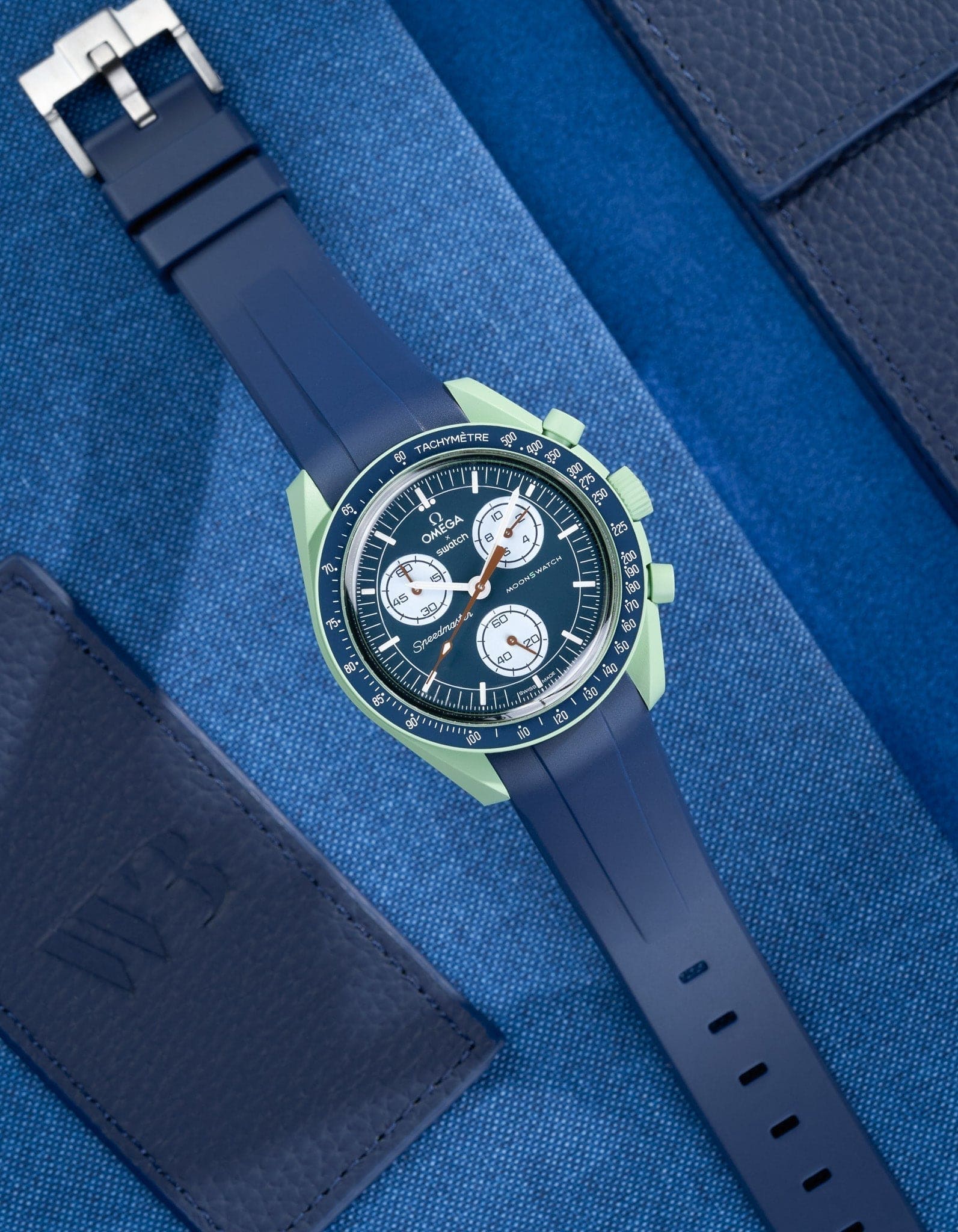 MoonSwatch Mission to Earth (Rubber Strap) - OM Luxury