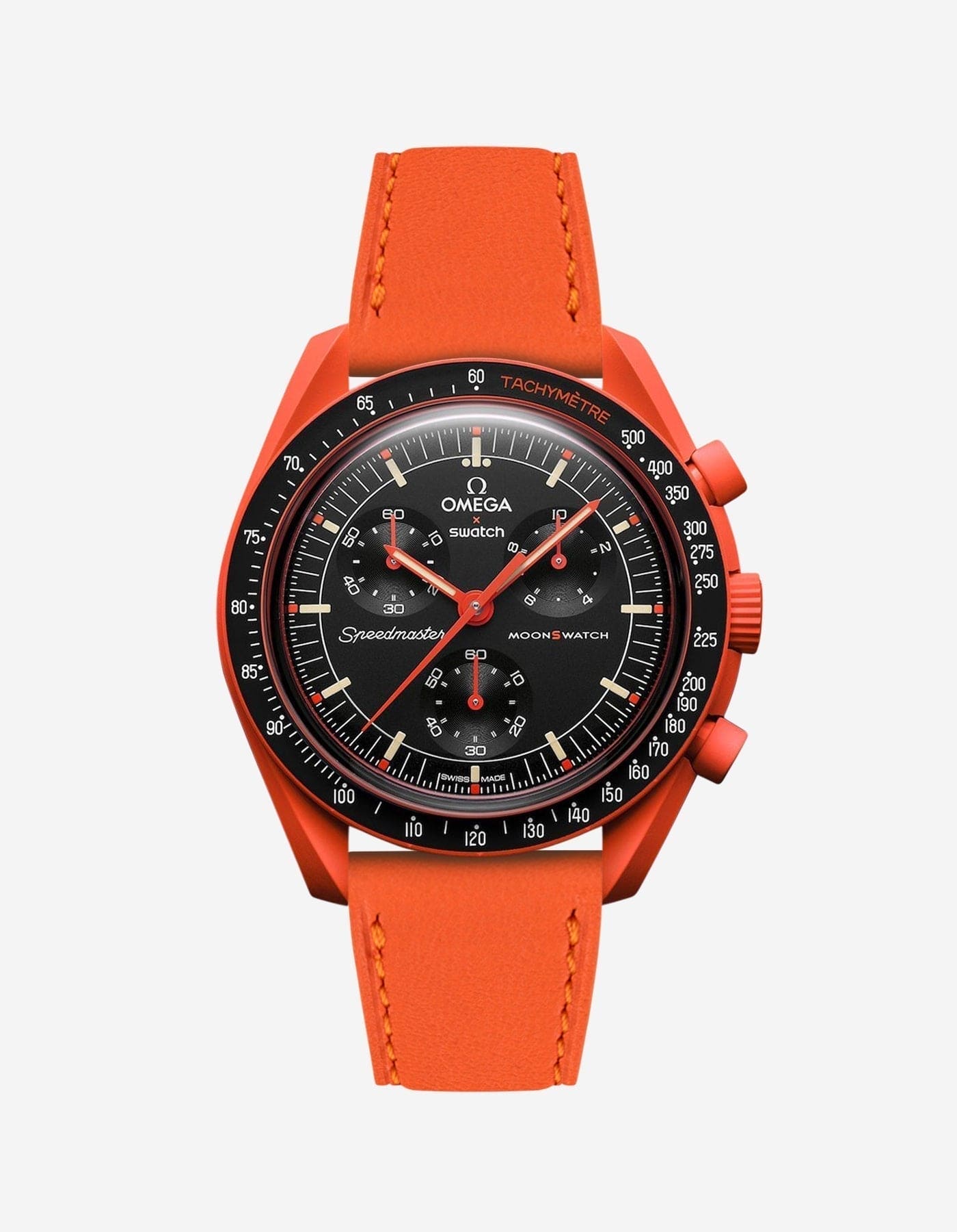 Mission to Earth - Lava (Leather Strap) - OM Luxury