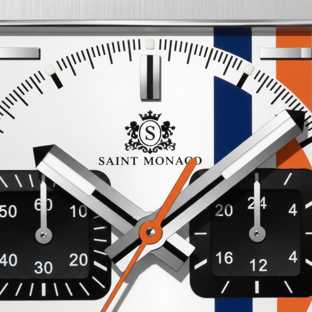 Monte Carlo — White Racing / Canvas Strap