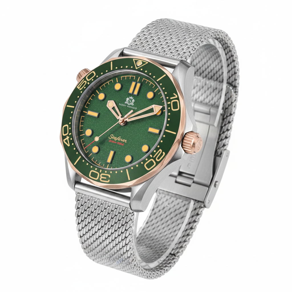 DIVER 007 — Mesh Green