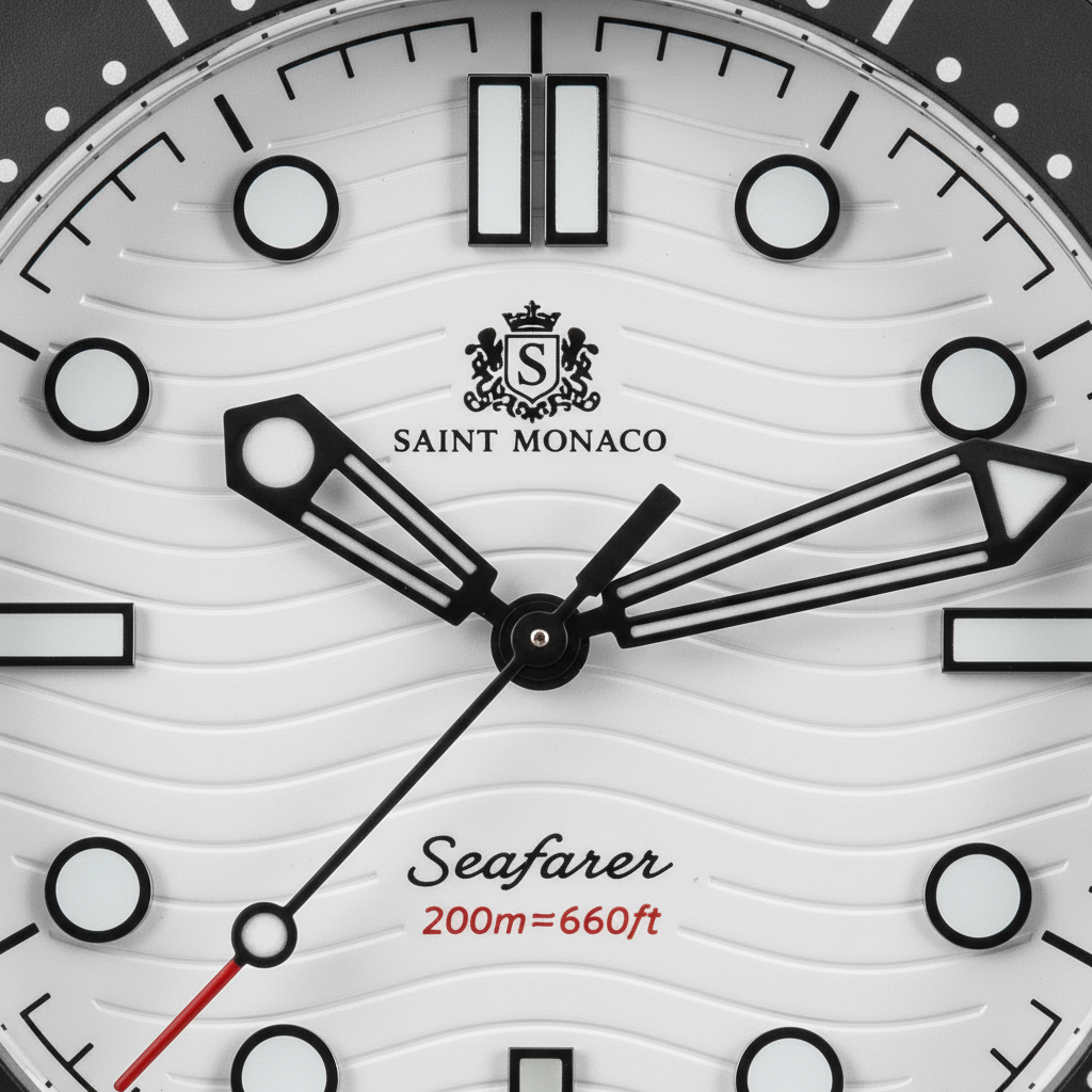 DIVER 007 — Mesh White Wave