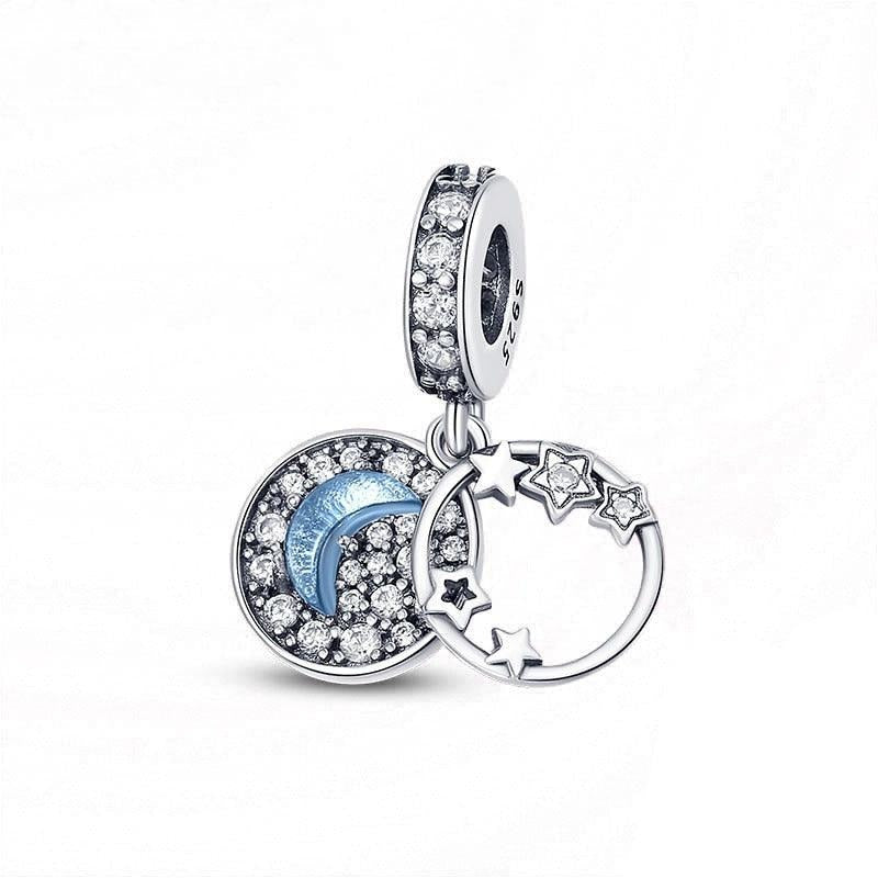 Charm - Pavé Moon Medal 2
