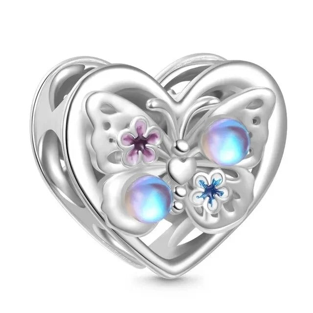 Charm - Butterfly Heart