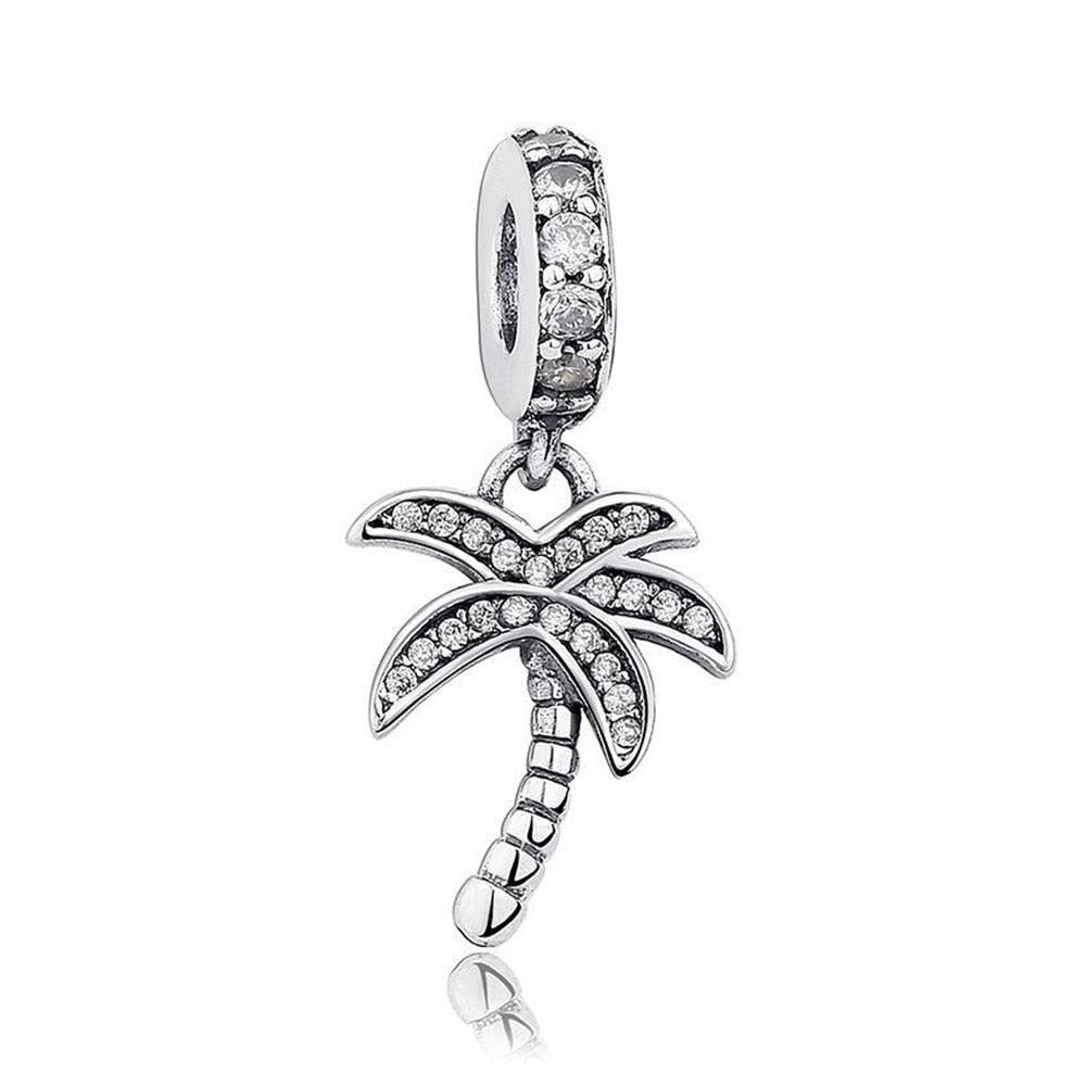 Charm - Pavé Palm Tree
