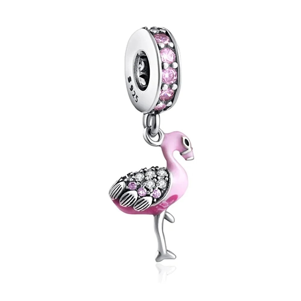 Charm - Pink Flamingo