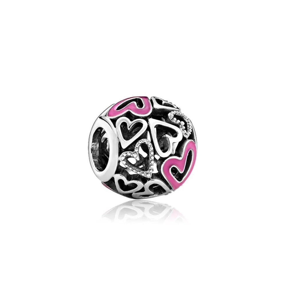 Charm - Lov Love Pink (Heart)