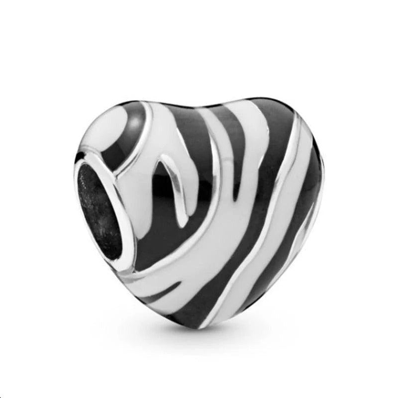 Charm - Zebra Heart