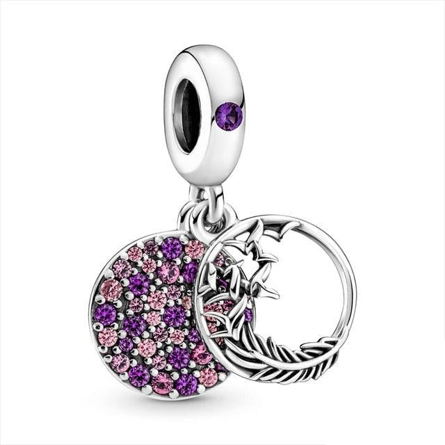 Charm - Floral Medal