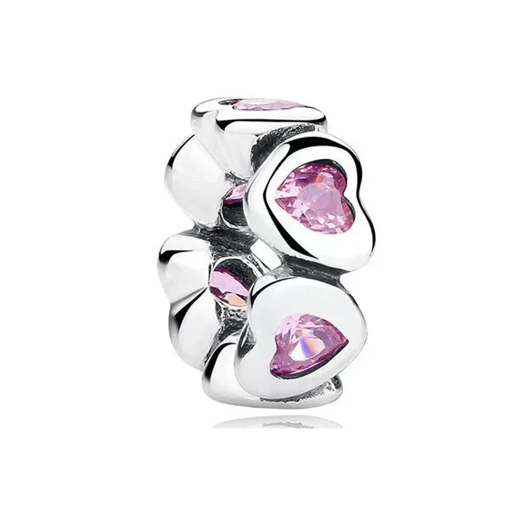 Charm - Pink Heart Separator