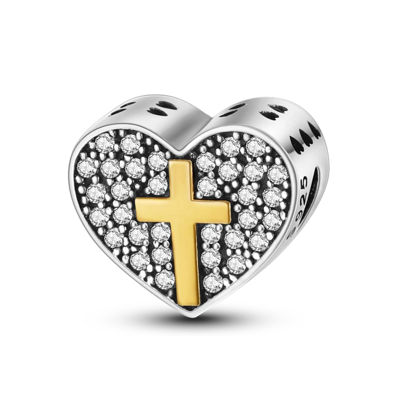 Charm - Pavé Cross
