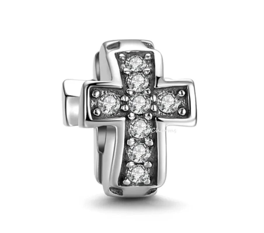 Charm - Pavé Cross