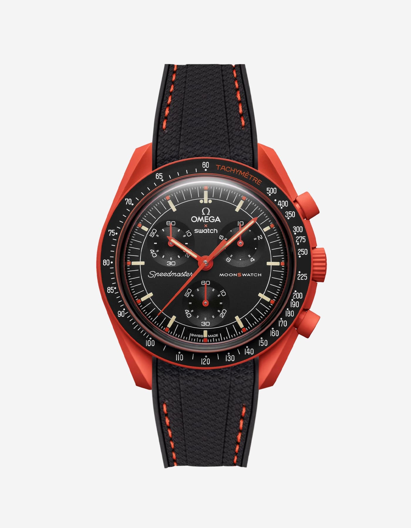 MoonSwatch Mission to Earth - Lava (Rubber Strap) - OM Luxury